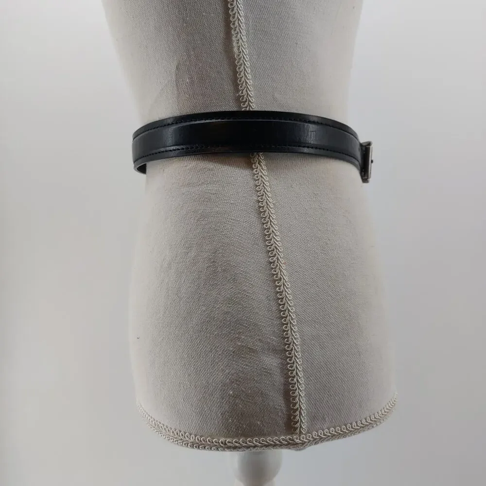 Dickies Black Imitation Leather Size M 26-28 Casual Men Belt